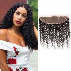 13x6 Lace Frontal Curly Wave Hair High Quality 